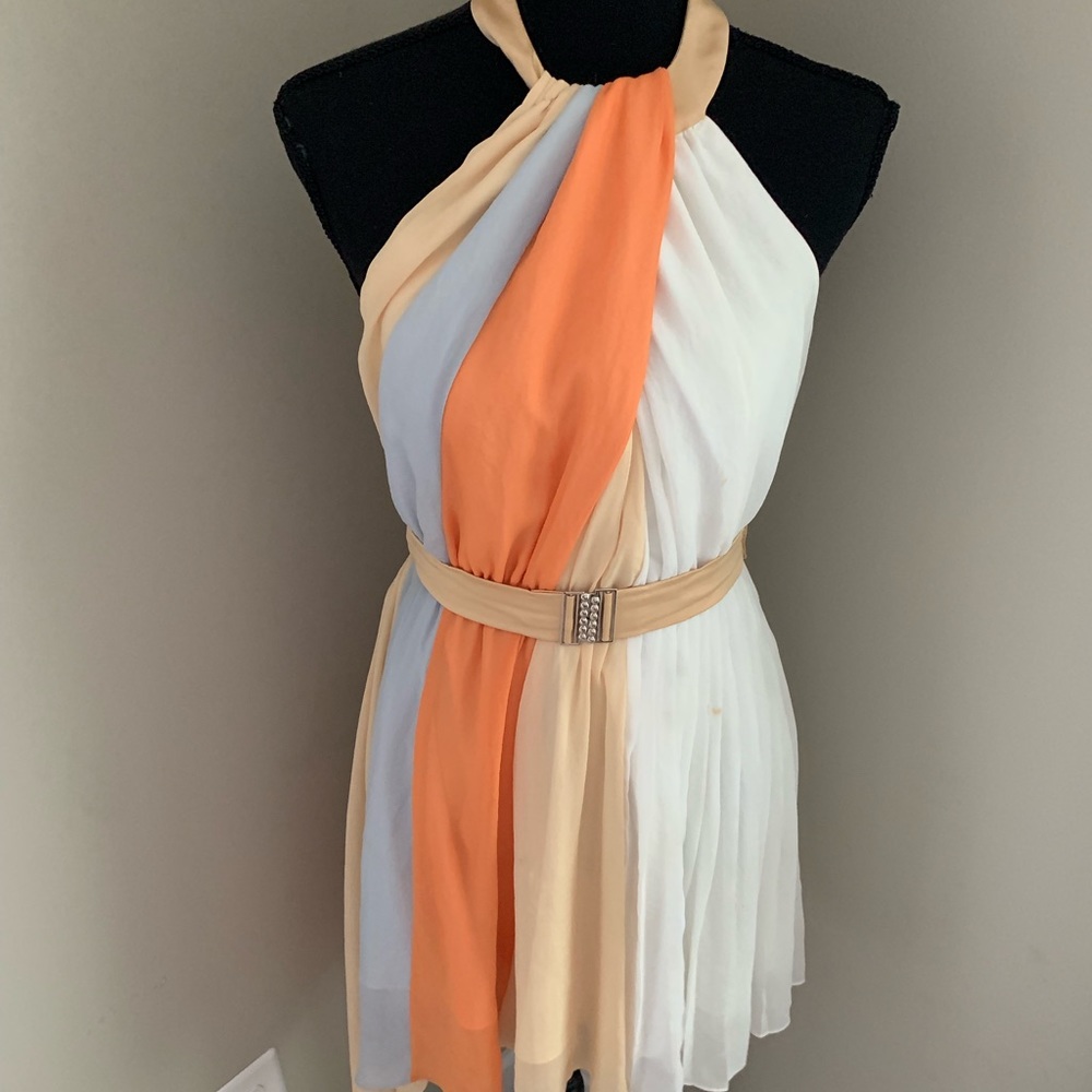 BCBGeneration Halter Cocktail Dress
